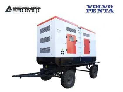 Дизельный генератор ЭД-400-Т400-2РКМ23 с двигателем VOLVO (на шасси, с АВР)