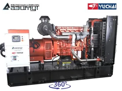 Дизельный генератор АД-400С-Т400-1РМ26 с двигателем Yuchai