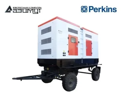 Дизельный генератор ЭД-480-Т400-1РКМ18 с двигателем PERKINS (на шасси)