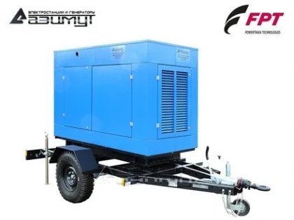 Дизельный генератор ЭД-50-Т400-1РПМ20 с двигателем FPT-IVECO (на шасси)