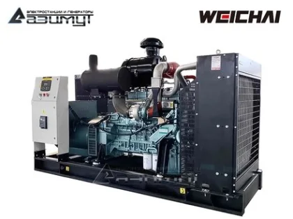 Дизельный генератор АД-320С-Т400-1РМ7 с двигателем WEICHAI