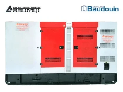 Дизельный генератор АД-360С-Т400-1РКМ9 с двигателем BAUDOUIN (в кожухе)
