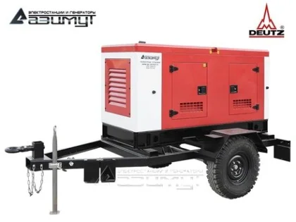 Дизельный генератор ЭД-40-Т400-2РКМ6C с двигателем DEUTZ (на шасси, с АВР)
