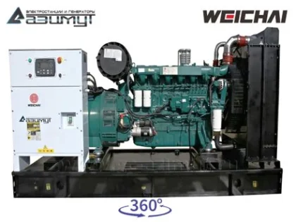 Дизельный генератор АД-160С-Т400-1РМ7 с двигателем WEICHAI