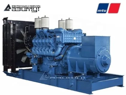 Дизельный генератор АД-1600С-Т400-2РМ27 с двигателем MTU (с АВР)